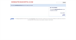 Desktop Screenshot of de.websiteisworth.com